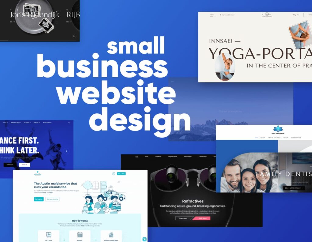 small business ke liye website